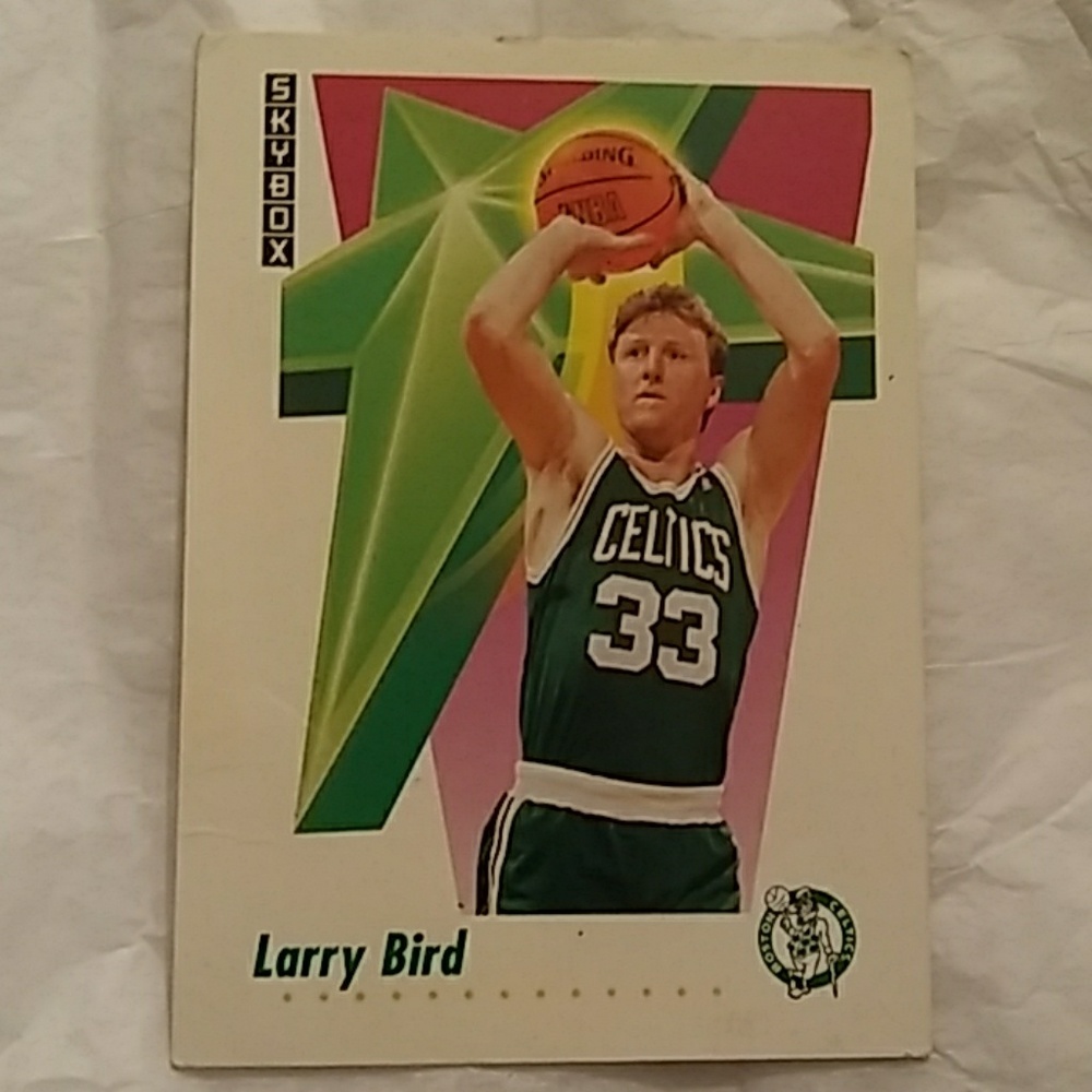 Larry Bird Skybox Basketball Card